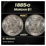 1885-o Morgan Dollar $1 Grades ms62+