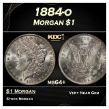 1884-o Morgan Dollar $1 Grades ms64+