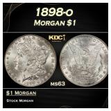1898-o Morgan Dollar $1 Grades ms63