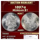 1897-s Morgan Dollar $1 ms66+ SEGS