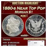 1880-s Morgan Dollar Near Top Pop $1 ms68+ SEGS
