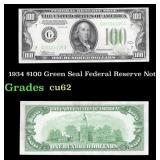 1934 $100 Green Seal Federal Reserve Note Grades S