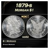 1879-s Morgan Dollar $1 Grades ms62