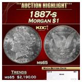 1887-s Morgan Dollar $1 ms65 SEGS