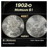 1902-o Morgan Dollar $1 Grades ms64+