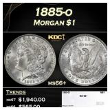 1885-o Morgan Dollar $1 ms66+ SEGS
