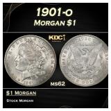 1901-o Morgan Dollar $1 Grades ms62