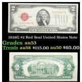 1928G $2 Red Seal United States Note Grades Select