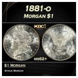 1881-o Morgan Dollar $1 Grades ms62+