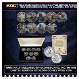 1995 STAR WARS 9 Coin Limited Edtion Official 1980