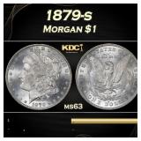 1879-s Morgan Dollar $1 Grades ms63