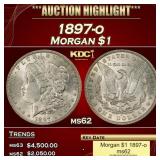 1897-o Morgan Dollar $1 ms62 USCG