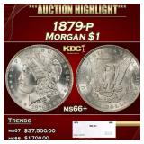 1879-p Morgan Dollar $1 ms66+ SEGS