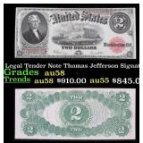 1917 $2 Large Size Legal Tender Note Thomas Jeffer