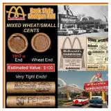 Lincoln Wheat Cent 1c Mixed Roll Orig Brandt McDon