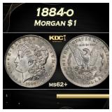 1884-o Morgan Dollar $1 Grades ms62+