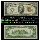 1934A $10 FRN Hawaii WWII Emergency Currency Grade