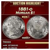 1881-o Morgan Dollar $1 ms65+ SEGS