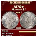 1879-p Morgan Dollar $1 ms65+ SEGS