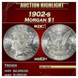 1902-s Morgan Dollar $1 ms63+ USCG