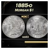 1885-o Morgan Dollar $1 Grades ms63