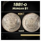 1881-o Morgan Dollar $1 Grades ms63