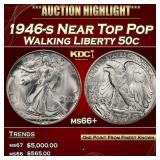 1946-s Walking Liberty Half Dollar Near Top Pop 50