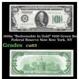1928a $100 Green Seal Federal Reserve Note New Yor