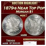 1879-s Morgan Dollar Near Top Pop $1 ms68 SEGS