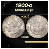 1900-o Morgan Dollar $1 Grades ms63+