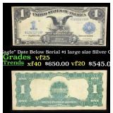 1899 $1 large size Silver Certificate "Black Eagle