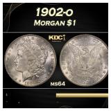1902-o Morgan Dollar $1 Grades ms64
