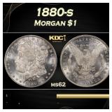 1880-s Morgan Dollar $1 Grades ms62