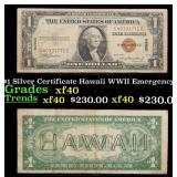 1935A $1 Silver Certificate Hawaii WWII Emergency