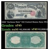 1880 Rosecrans/Huston FR-76 $10 United States Note