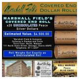 MARSHALL FIELDS RARE UNC BLUE Lvl 20 Coin Peace Ro