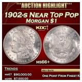 1902-s Morgan Dollar Near Top Pop $1 ms66+ SEGS