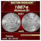 1887-s Morgan Dollar $1 ms65 SEGS