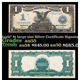 1899 $1 large size Silver Certificate "Black Eagle