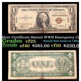 1935A $1 Silver Certificate Hawaii WWII Emergency