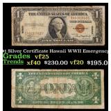 1935A $1 Silver Certificate Hawaii WWII Emergency