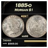 1885-o Morgan Dollar $1 Grades ms66