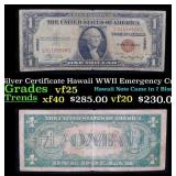 1935A $1 Silver Certificate Hawaii WWII Emergency