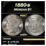 1880-s Morgan Dollar $1 ms66+ SEGS