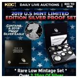 RARE 2019 United States Mint Limited Edition Silve