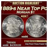 1889-s Morgan Dollar Near Top Pop $1 ms66 SEGS