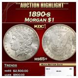 1890-s Morgan Dollar $1 ms65+ SEGS