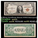 1935A $1 Silver Certificate Hawaii WWII Emergency