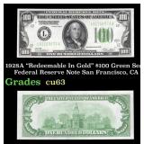 1928A $100 Green Seal Federal Reserve Note San Fra
