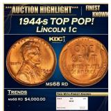 1944-s Lincoln Cent TOP POP! 1c ms68 rd SEGS